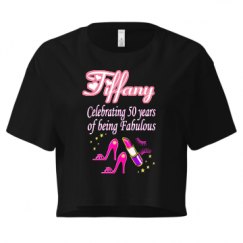 Ladies Festival Cali Crop Top Tee