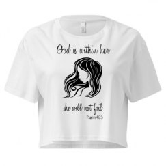 Ladies Festival Cali Crop Top Tee