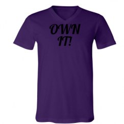 Unisex V-Neck Jersey Tee