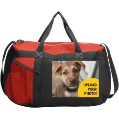 Custom Image Upload Duffel Bag