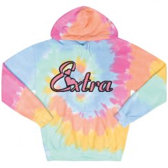 Unisex Tie-Dye Fleece Hoodie
