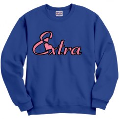 Unisex Film and Foil Crewneck Sweatshirt