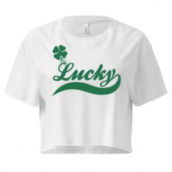 Ladies Festival Cali Crop Top Tee