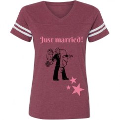 Ladies Relaxed Fit Vintage Sports Tee