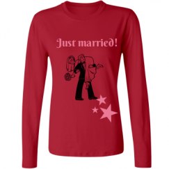 Ladies Relaxed Fit Basic Long Sleeve Tee