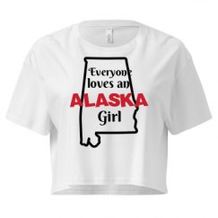 Ladies Festival Cali Crop Top Tee