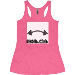 Ladies Slim Fit Super Soft Racerback Triblend Tank