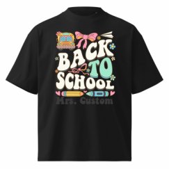 Unisex Organic Oversized High Neck T-Shirt