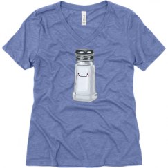 Ladies Relaxed Fit Super Soft Triblend V-Neck Tee
