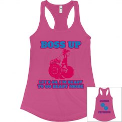 DONDIFITNESS LADIES SLIM FIT RACEBACK TANK TOP
