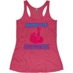 Ladies Slim Fit Super Soft Racerback Triblend Tank