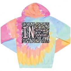Unisex Tie-Dye Fleece Hoodie