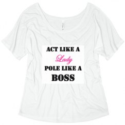 Ladies Flowy Slouchy Tee