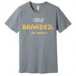 ~Self Branded Gray Tee