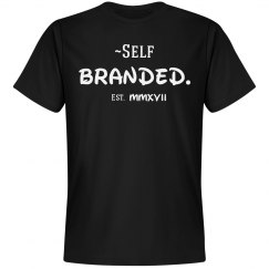 ~Self Branded Blk Tee 2