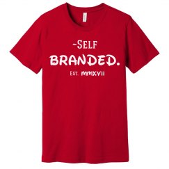 ~Self Branded Red Tee