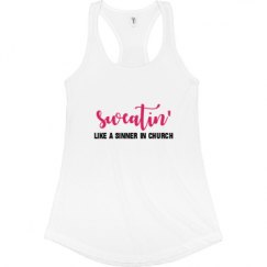 Ladies Slim Fit Racerback Tank Top