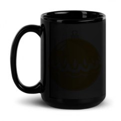 15oz Black Glossy Mug
