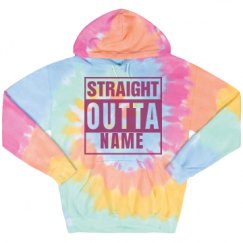 Unisex Tie-Dye Fleece Hoodie