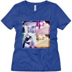 Ladies Relaxed Fit V-Neck Tee