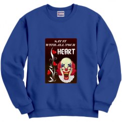 Unisex Film and Foil Crewneck Sweatshirt