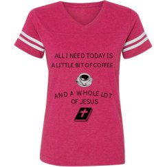 Ladies Relaxed Fit Vintage Sports Tee