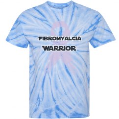 Fibromyalgia Warrior Purple Tie Dye Unisex Tee