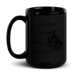 15oz Black Glossy Mug