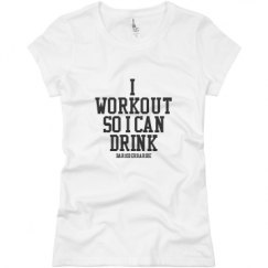 Ladies Slim Fit Basic Promo Jersey Tee