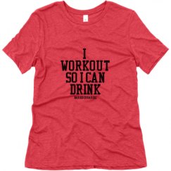 Ladies Relaxed Fit Super Soft Triblend Tee