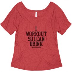 Ladies Flowy Slouchy Tee