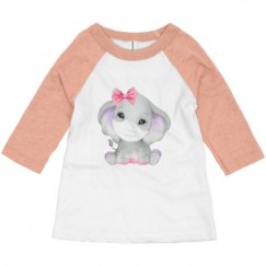 Toddler 3/4 Sleeve Raglan Tee