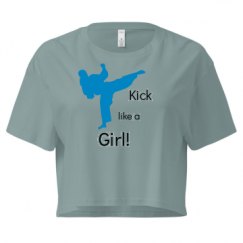 Ladies Festival Cali Crop Top Tee