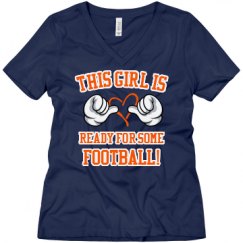 Ladies Relaxed Fit V-Neck Tee