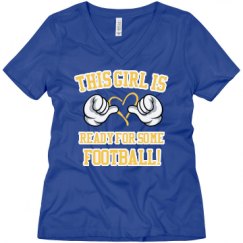 Ladies Relaxed Fit V-Neck Tee