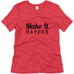 Ladies Relaxed Fit Super Soft Triblend Tee