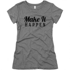 Ladies Slim Fit Super Soft Triblend Tee