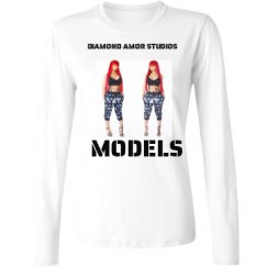 Ladies Relaxed Fit Basic Long Sleeve Tee