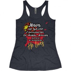 Ladies Slim Fit Super Soft Racerback Triblend Tank