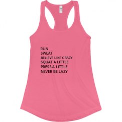 Ladies Slim Fit Racerback Tank Top