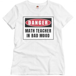 Math Teacher in bad mood