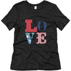 Ladies Relaxed Fit Super Soft Triblend Tee