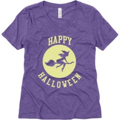 Ladies Relaxed Fit Super Soft Triblend V-Neck Tee