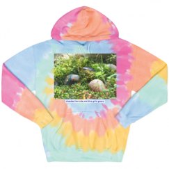 Unisex Tie-Dye Fleece Hoodie