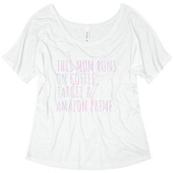 this mom flowy tee