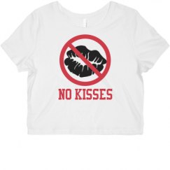 Ladies Slim Fit Crop Top Tee