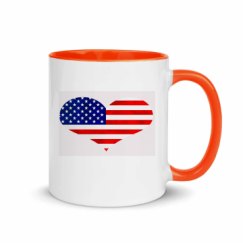 11oz Ceramic Mug with Color Inside