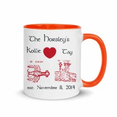 11oz Ceramic Mug with Color Inside