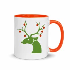 11oz Ceramic Mug with Color Inside