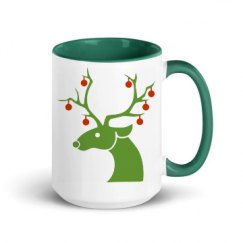 15oz Ceramic Mug with Color Inside